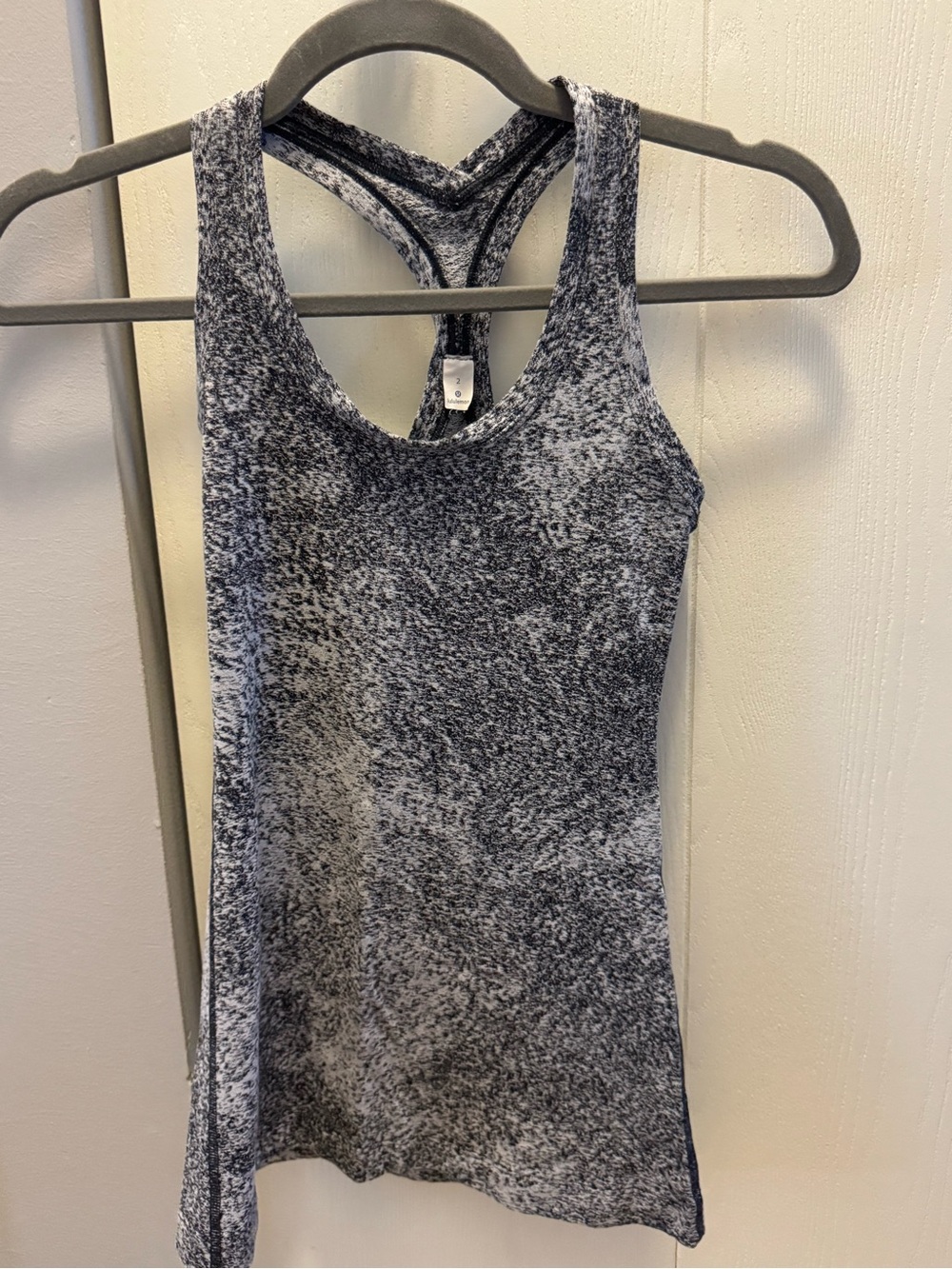 lululemon athletica Marled Racerback Tank - Gray & Black